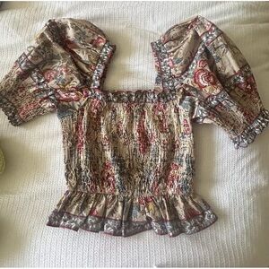 SEA New York Puff sleeve top. SIZE XS.